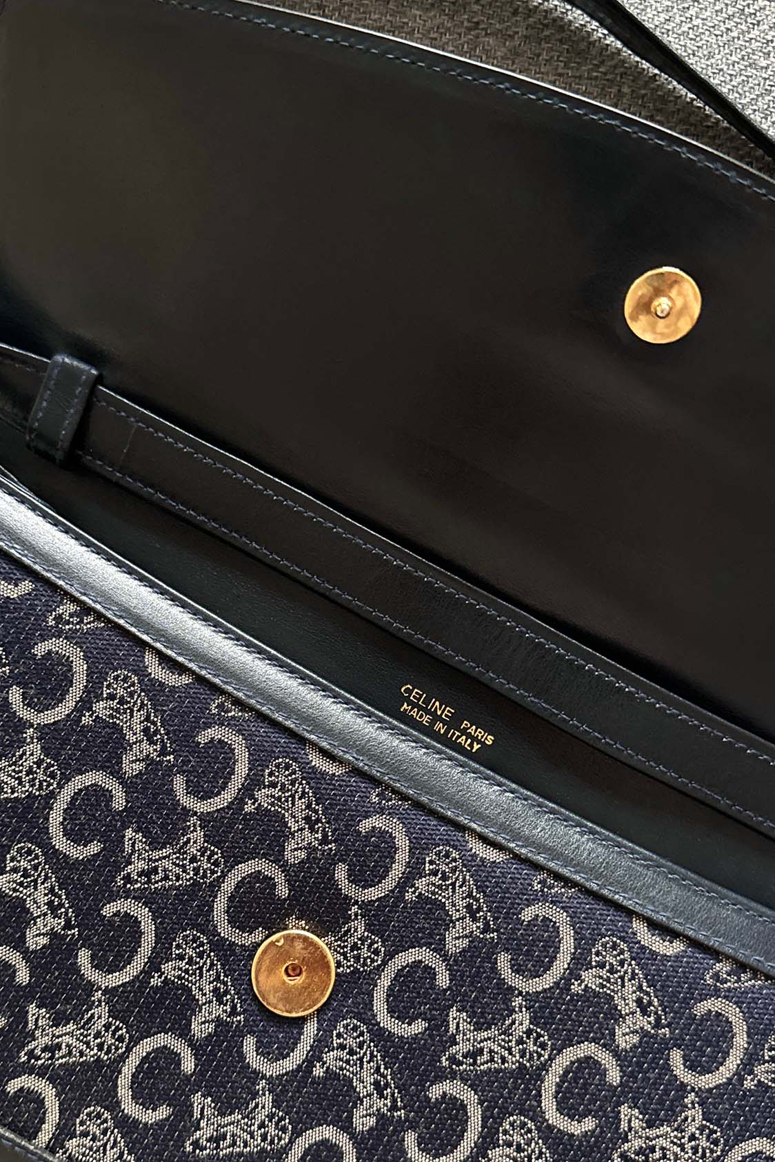 Celine Logo C Macadam Carriage 2-way Bag - obrazek 3