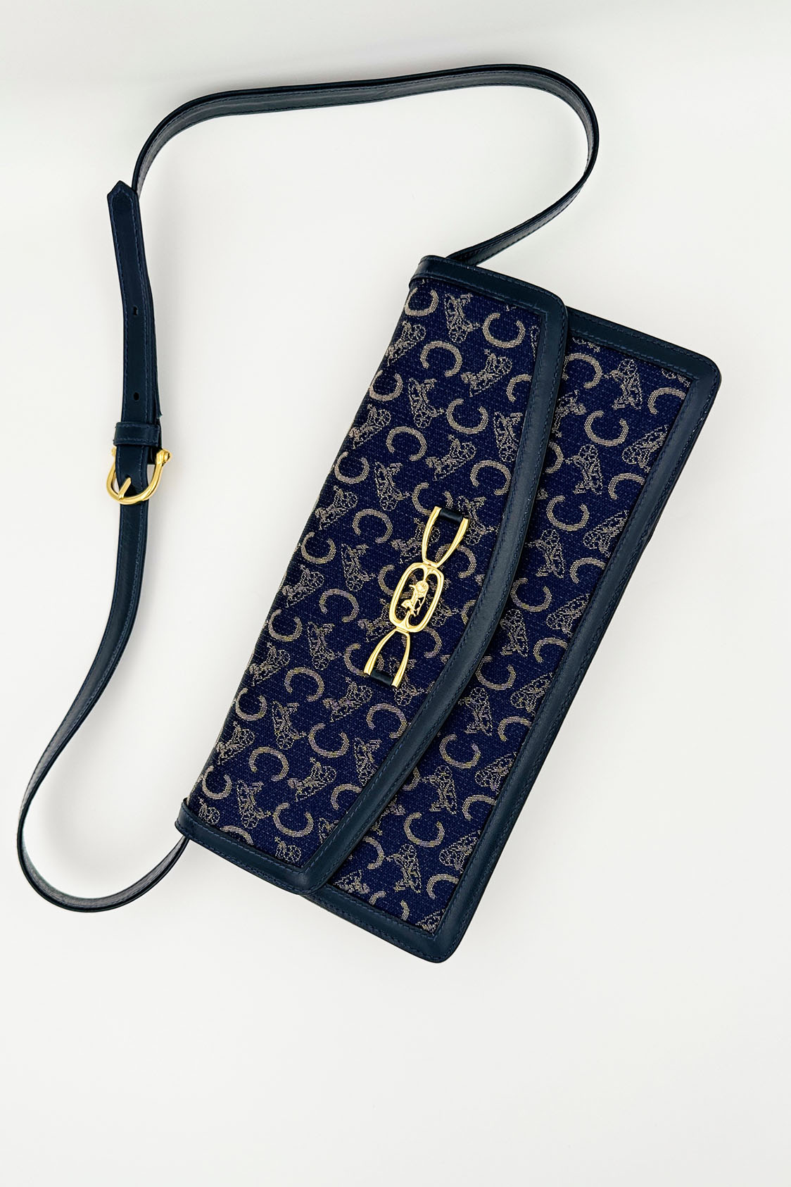 Celine Logo C Macadam Carriage 2-way Bag - obrazek 4