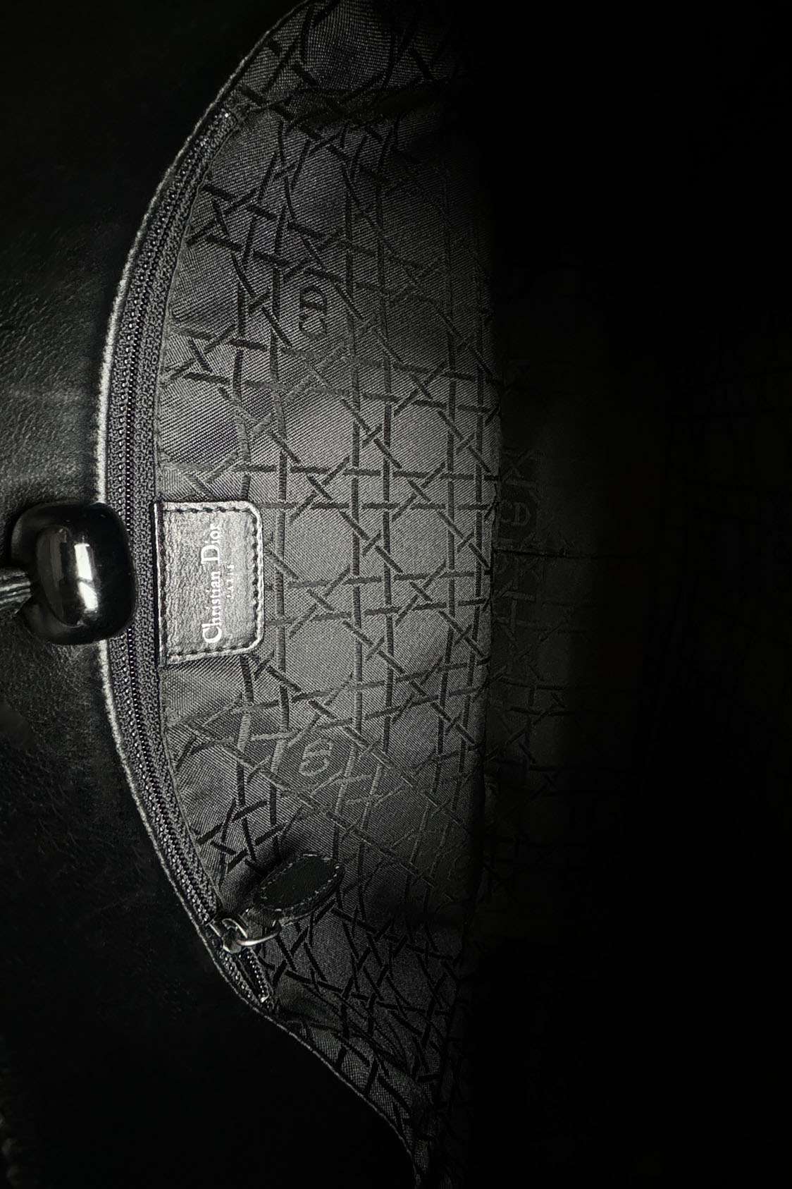 Dior Malice Pearl Leather Hobo - obrazek 3