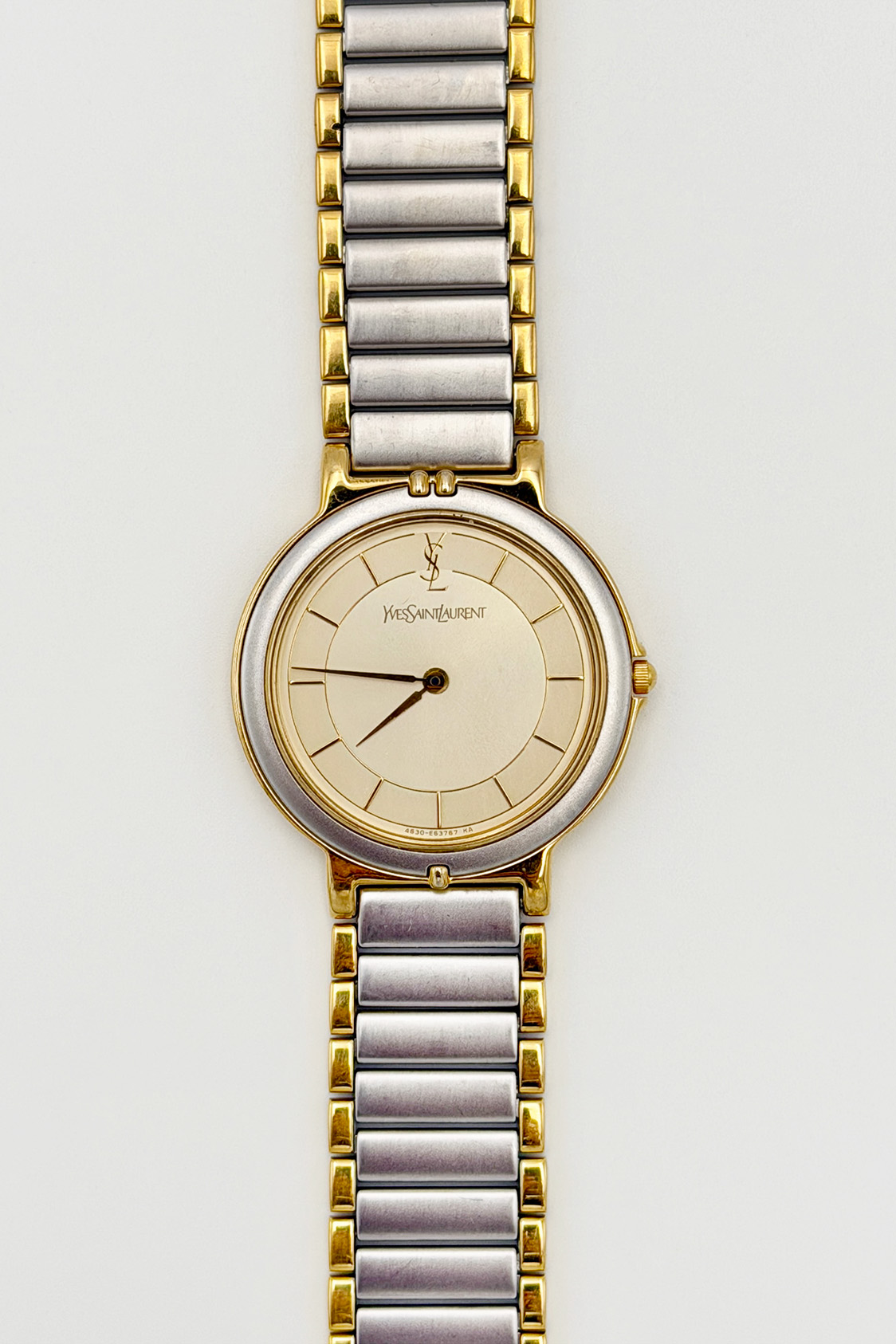 Zegarek YSL złota tarcza 30 mm