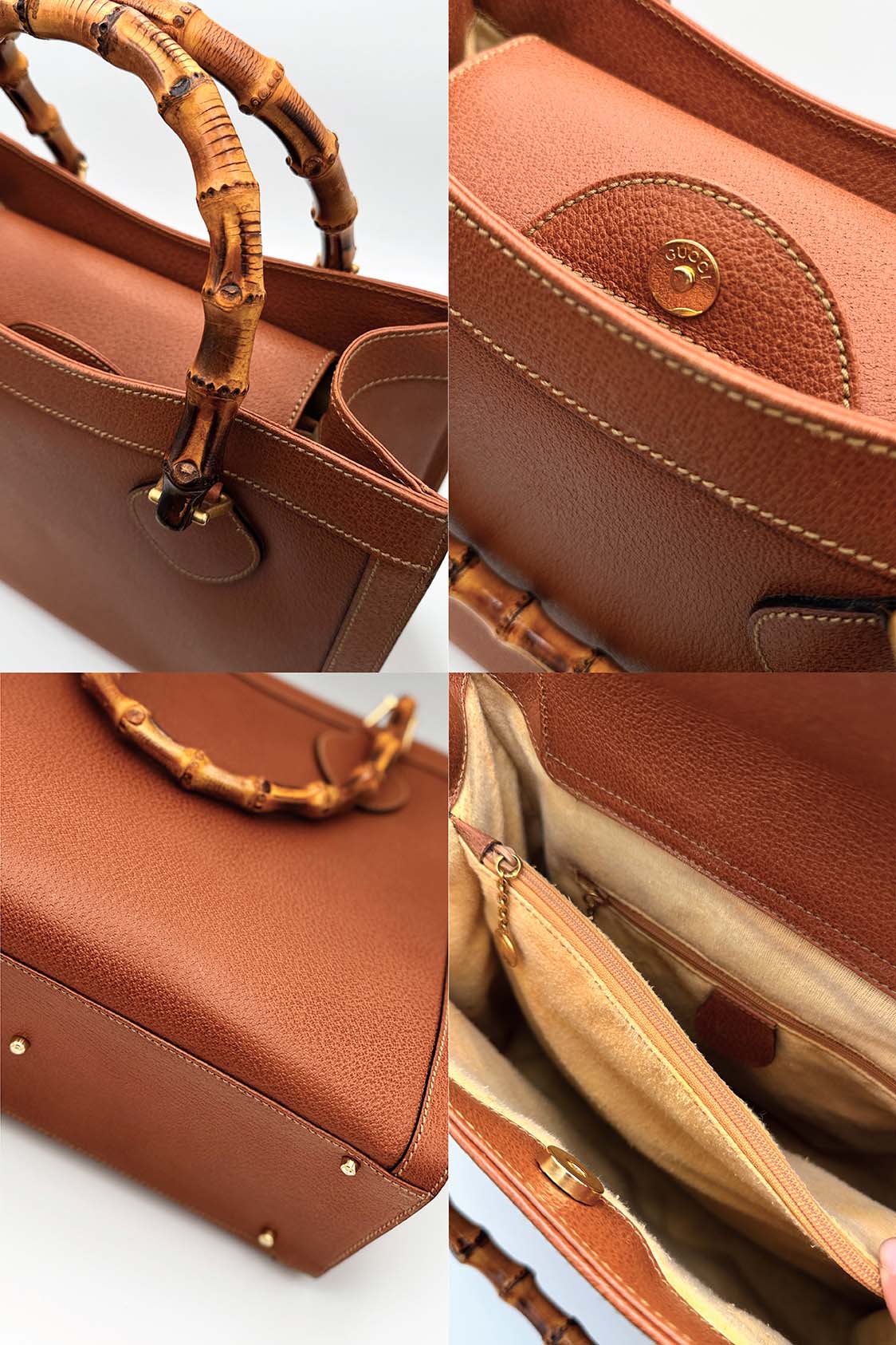Gucci Diana Bamboo Tote - obrazek 4