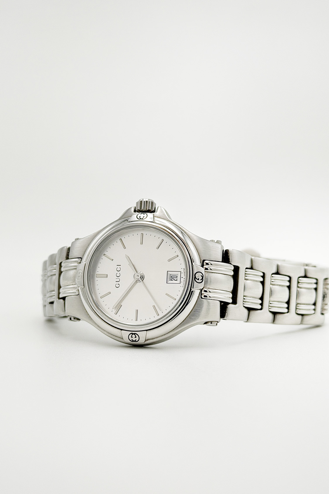 Zegarek Gucci srebrna bransoleta - obrazek 3