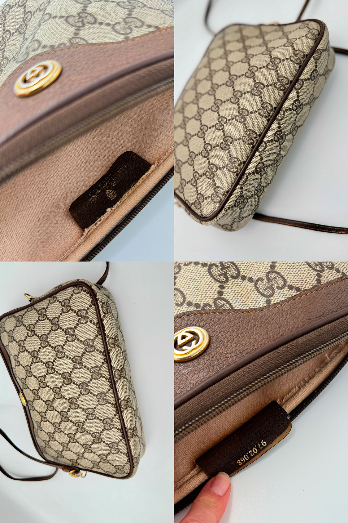 Gucci GG Supreme Shoulder Bag - obrazek 4
