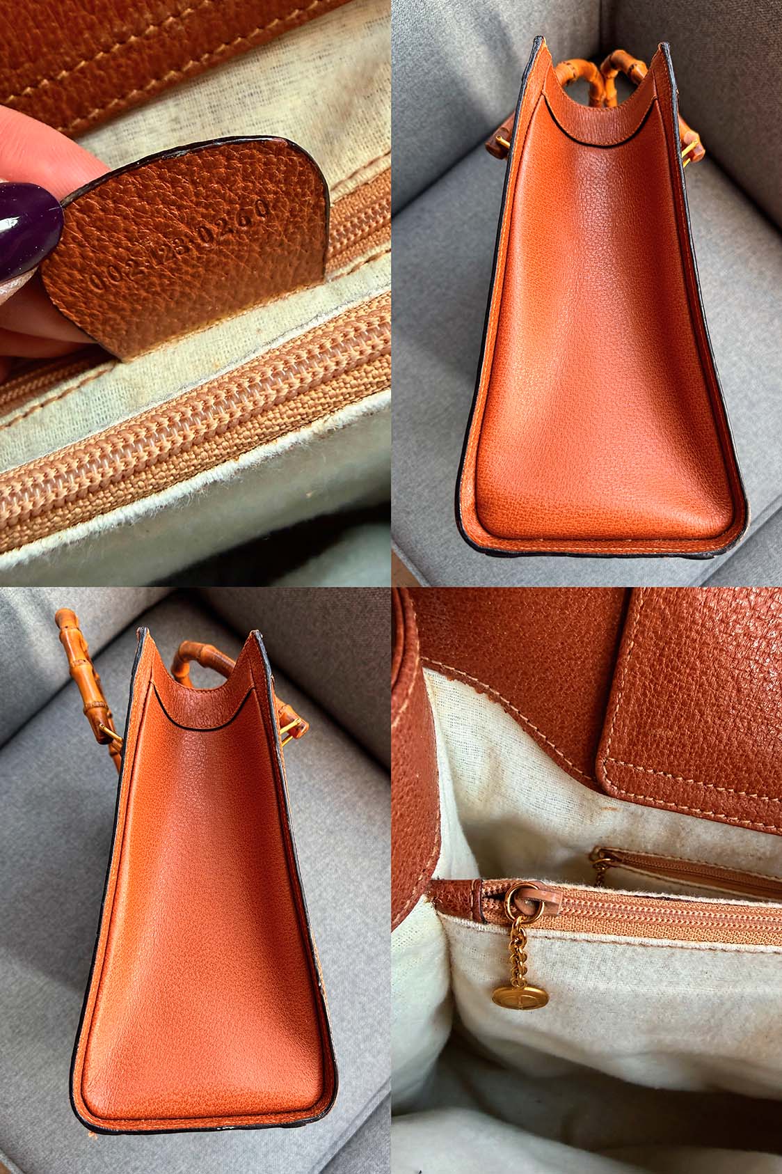 Gucci Diana Bamboo Tote - obrazek 4