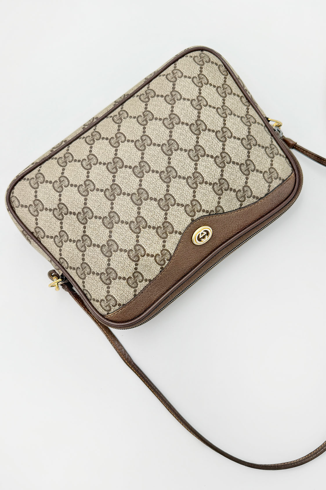 Gucci GG Supreme Shoulder Bag - obrazek 3