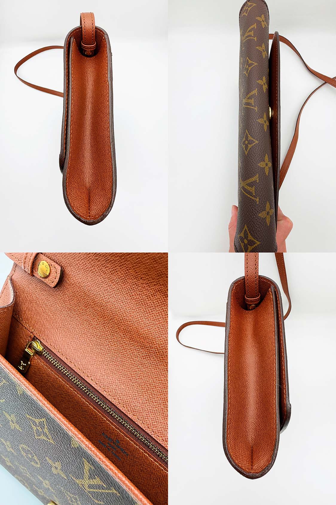 Louis Vuitton Bordeaux Monogram Shoulder Bag - obrazek 3